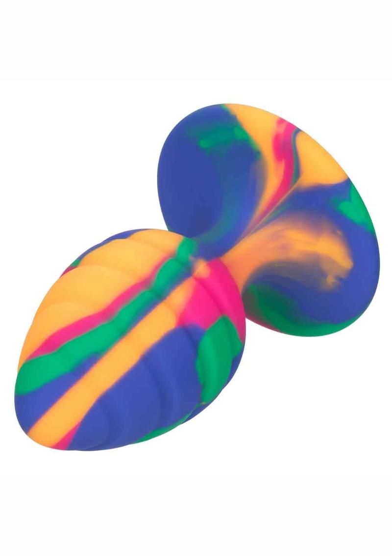 Cheeky Swirl Tie-Dye Silicone Plug - Multicolor - Medium