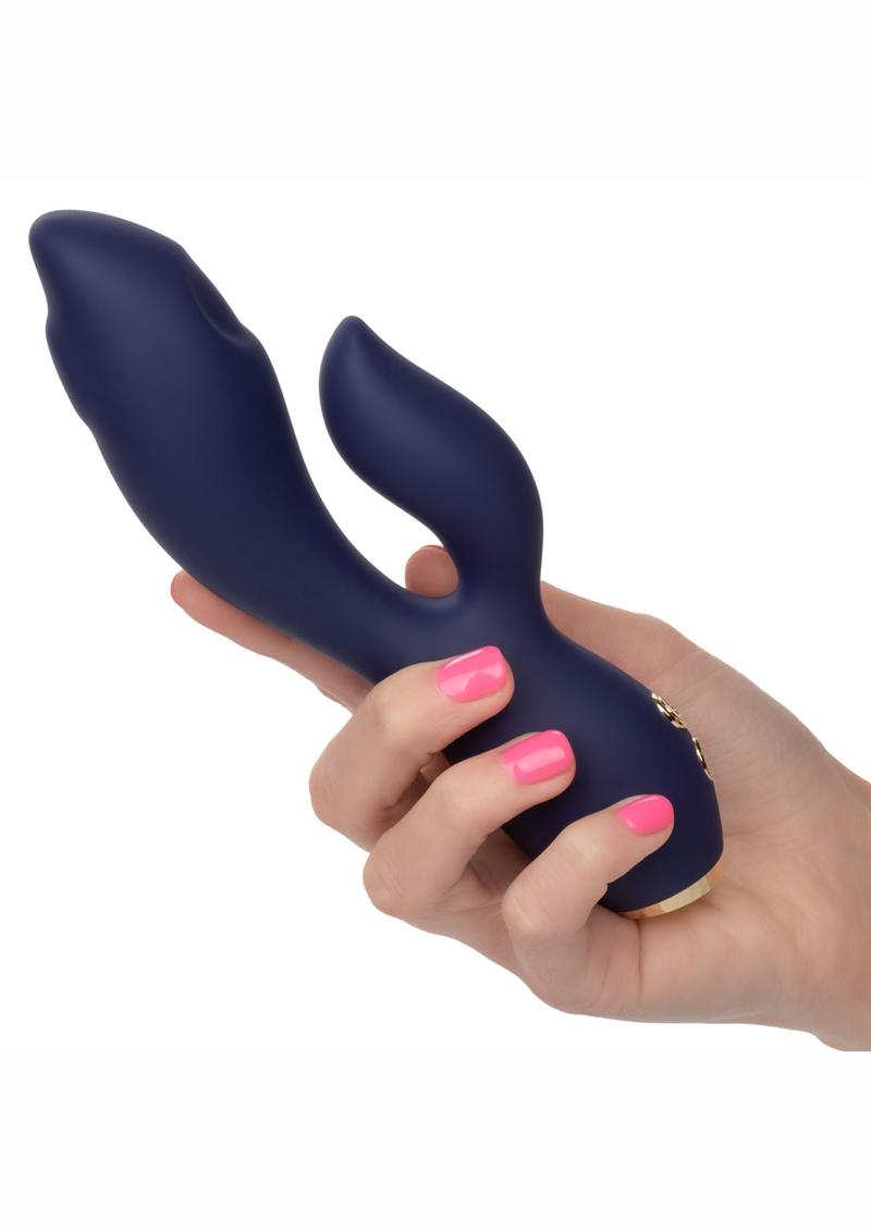 Chic Blossom Rechargeable Silicone Rabbit Vibrator