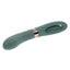 Chick Flick Rechargeable Silicone Dual Vibrator - Green