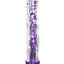 Classix Mr. Twister Vibrator with Sleeve - Clear/Purple - Set