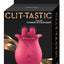 Clit-Tastic Tulip Rechargeable Silicone Finger Massager - Red