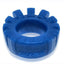 Cock-Lug Silicone Lugged Cock Ring - Marine