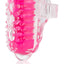 Color Pop Quickie Lingo Silicone Vibrating Tongue Ring Waterproof - Pink