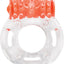 Color Pop Quickie Screaming O Plus Vibrating Ring Silicone Cock Ring - Orange