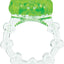 Color Pop Quickie Screaming O Vibrating Ring Silicone Cock Ring - Green