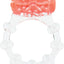 Color Pop Quickie Screaming O Vibrating Ring Silicone Cock Ring - Orange