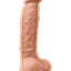 Colours Dual Density Silicone Dildo - Vanilla - 5in