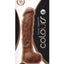 Colours Dual Density Silicone Dildo - Caramel - 8in