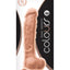 Colours Dual Density Silicone Dildo - Vanilla - 8in