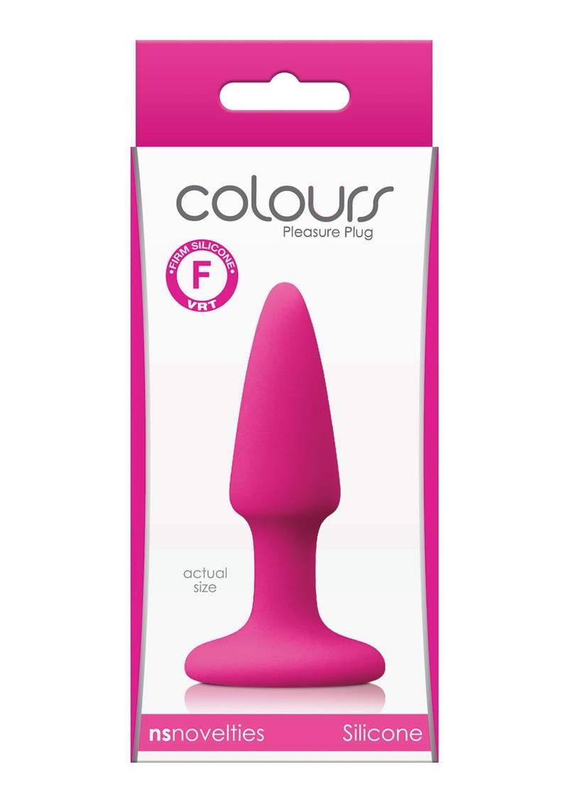 Colours Pleasure Plug Silicone Butt Plug - Mini - Pink - XSmall