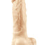 Colours Pleasures Silicone Thick Dildo - Vanilla/White - 5in