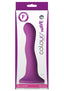 Colours Wave Silicone Dildo - Purple - 6in