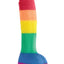 Colours Pride Edition Silicone Dildo - Multicolor/Rainbow - 8in