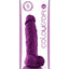 Coloursoft Silicone Dildo - Purple - 5in