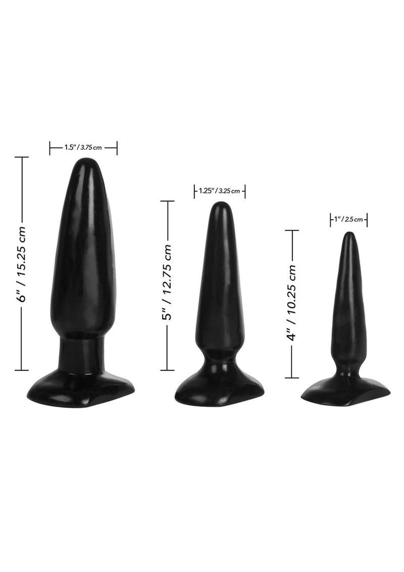 Colt Anal Trianer Kit Butt Plug - Black