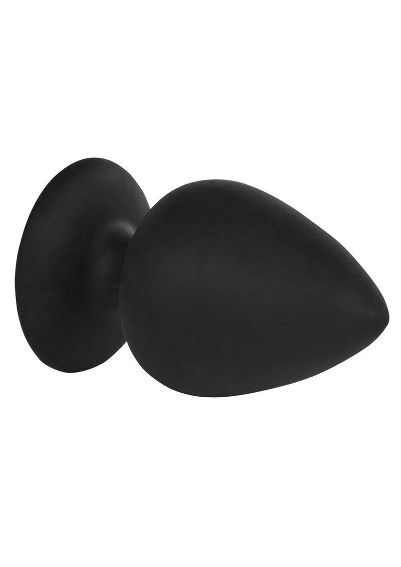 Colt Big Boy Silicone Butt Plug - Black - Large