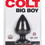 Colt Big Boy Silicone Butt Plug - Black - Large