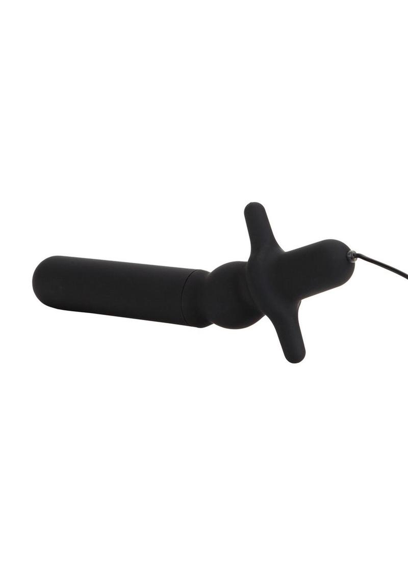 Colt Power Anal-T Vibrating Butt Plug with Remote Control - Black