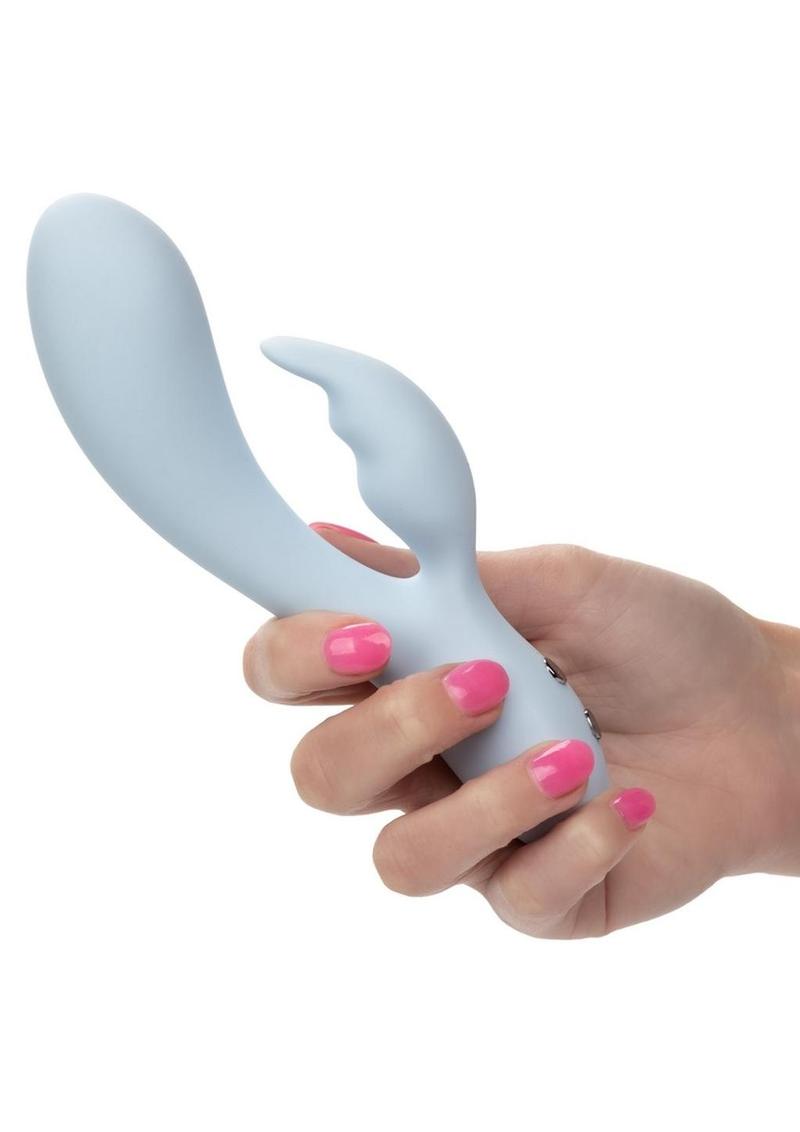 Contour Kali Rechargeable Silicone Rabbit Vibrator - Blue