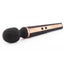 Coquette The Queen Wand Rechargeable Silicone Massager - Black/Gold