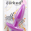 Corked 2 Silicone Anal Plug - Lavender/Purple - Medium