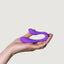 Couples Secrets 2 Silicone Vibrator with Remote Control - Purple