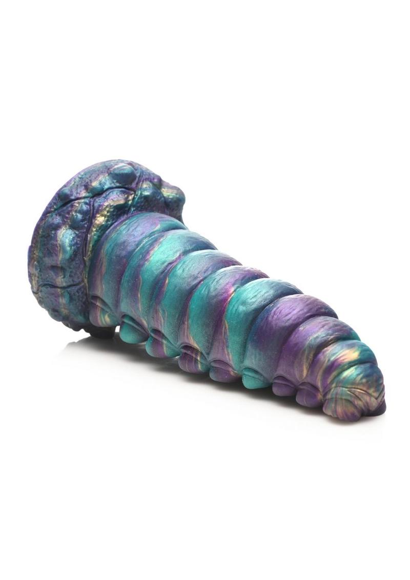 Creature Cock Chrysalis Silicone Dildo - Blue/Gold/Purple