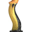 Creature Cocks Golden Mamba Silicone Dildo - Black/Gold