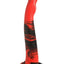 Creature Cocks King Cobra Long Silicone Dildo - Black/Red - Large - 14in
