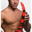 Creature Cocks King Cobra Long Silicone Dildo - Black/Red - XLarge - 18in