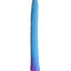 Creature Cocks Makara Glow In The Dark Silicone Snake Dildo - Orange/Purple/Blue Glitter