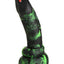 Creature Cocks Python Silicone Dildo - Black/Green/Red