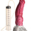 Creature Cocks Resurrector Phoenix Squirting Silicone Dildo - Red/White