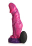 Creature Cocks Xenox Vibrating Rechargeable Silicone Dildo with Remote - Pink/Purple