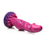 Creature Cocks Xenox Vibrating Rechargeable Silicone Dildo with Remote - Pink/Purple