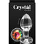 Crystal Desires Rainbow Gem Glass Anal Plugs - Multicolor - Medium