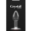 Crystal Desires Red Heart Glass Anal Plugs