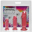 Crystal Jellies Anal Starter - Pink - 3 Piece Kit