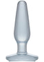 Crystal Jellies Butt Plug - Clear - Medium