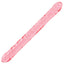 Crystal Jellies Double Dildo - Pink - 18in
