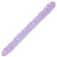Crystal Jellies Double Dildo - Purple - 18in