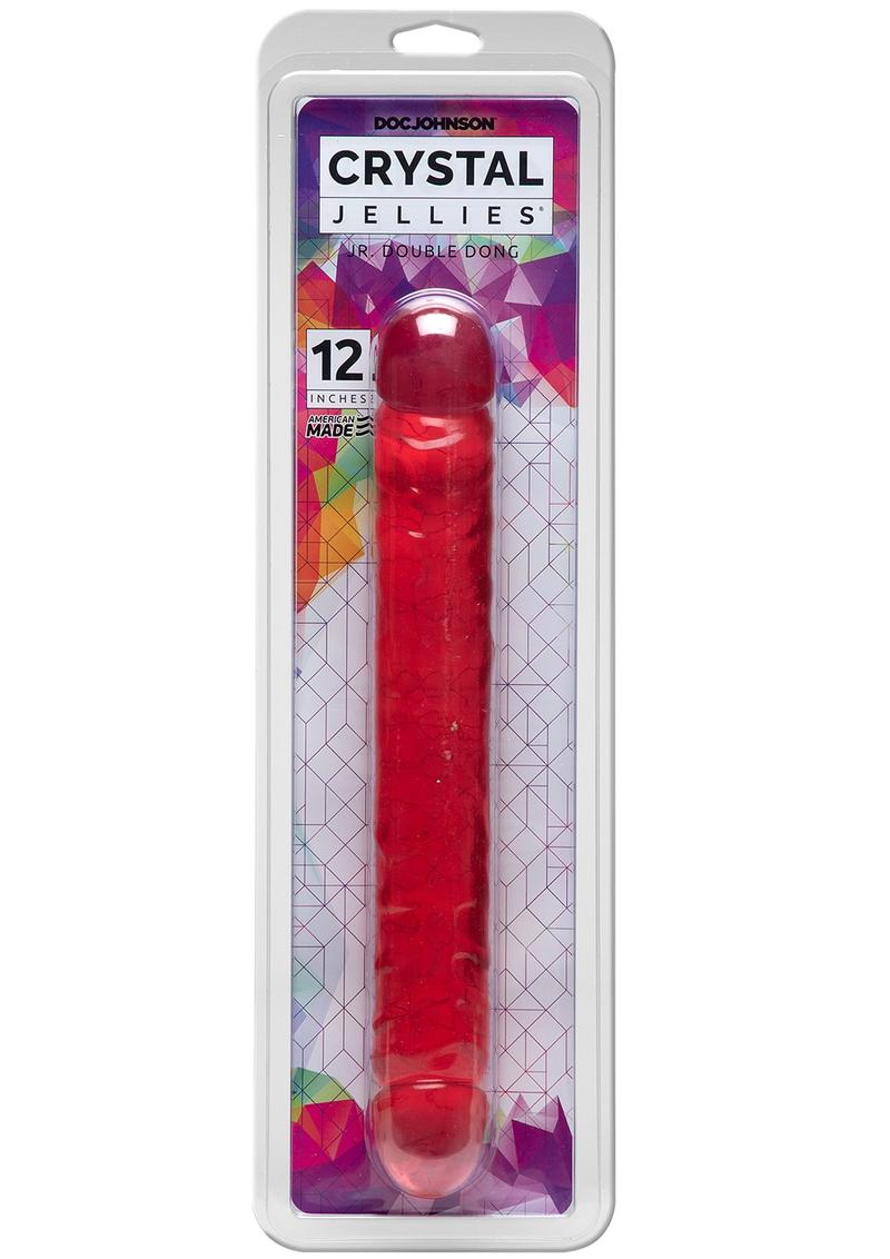 Crystal Jellies Jr. Double Dildo - Pink - 12in