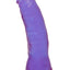 Crystal Jellies Thin Dildo - Purple - 7in