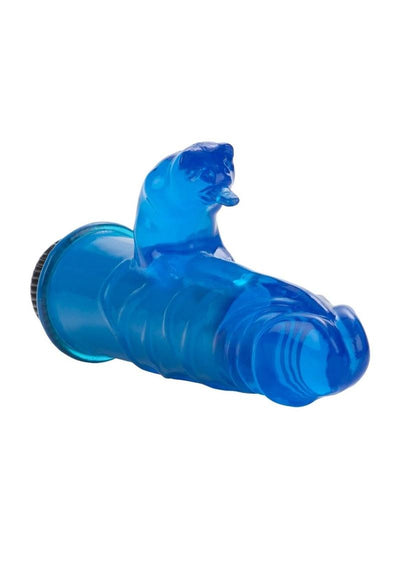 Crystal Playmate Dual Vibrating Massager - Blue