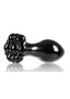 Crystal Premium Glass Flower Probe - Black