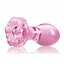 Crystal Premium Glass Flower Probe - Pink