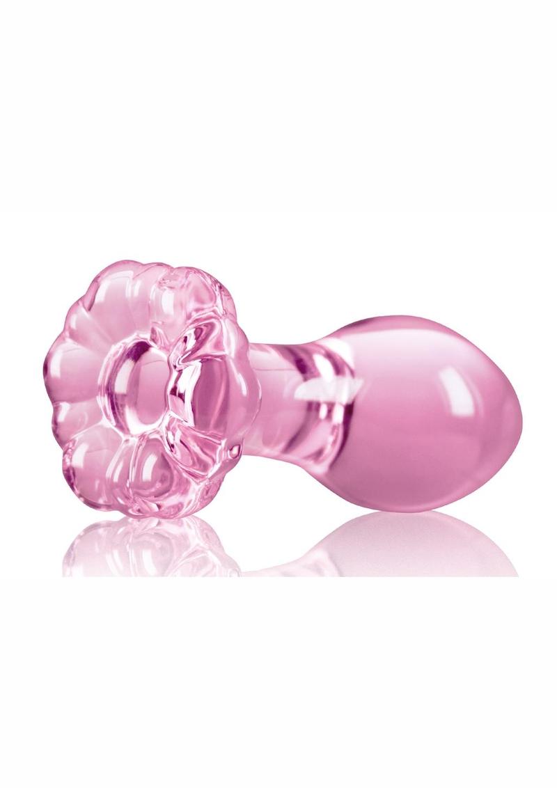 Crystal Premium Glass Flower Probe - Pink