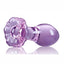 Crystal Premium Glass Flower Probe - Purple