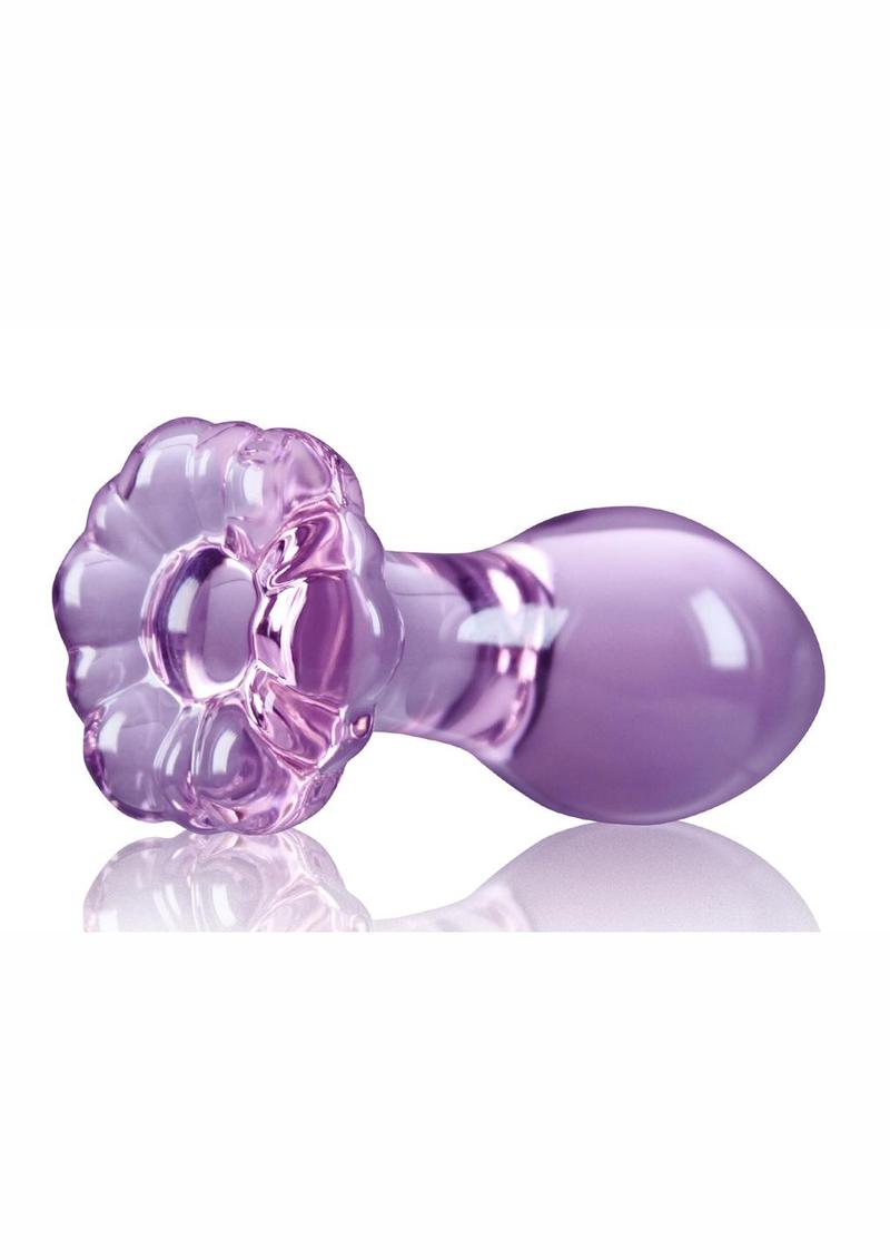 Crystal Premium Glass Flower Probe - Purple