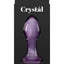 Crystal Premium Glass Gem Probe - Purple